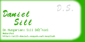 daniel sill business card